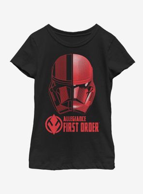 Star Wars The Rise Of Skywalker Split Sith Trooper Youth Girls T-Shirt