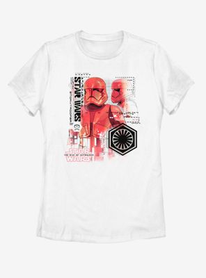 Star Wars Episode IX The Rise Of Skywalker Super Red Trooper Womens T-Shirt