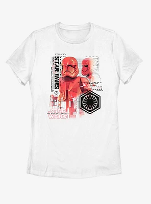Star Wars Episode IX The Rise Of Skywalker Super Red Trooper Womens T-Shirt