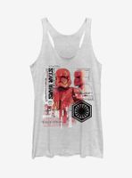 Star Wars Episode IX The Rise Of Skywalker Super Red Trooper Womens Tank Top