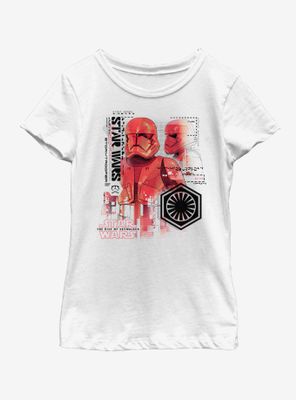 Star Wars The Rise Of Skywalker Super Red Trooper Youth Girls T-Shirt