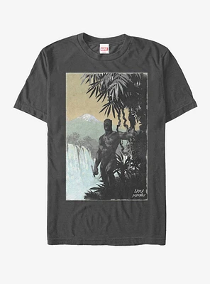 Marvel Black Panther Painted Jungle T-Shirt