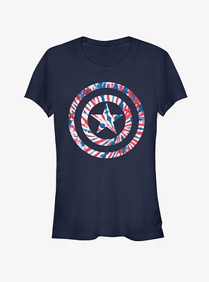 Marvel Captain America Tie-Dye Girls T-Shirt
