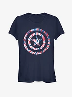 Marvel Captain America Tie-Dye Girls T-Shirt