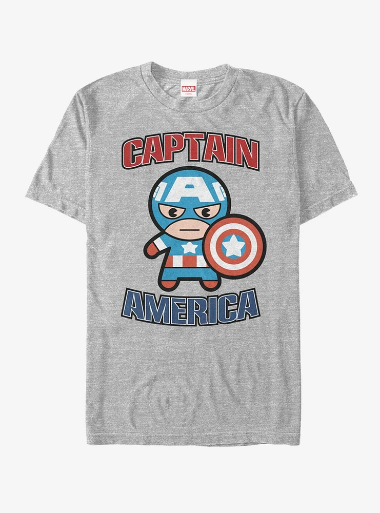 Marvel Captain America Kawaii T-Shirt