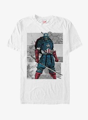 Marvel Captain America USA Samurai T-Shirt