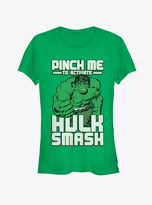 Marvel Hulk Smash Pinch Girls T-Shirt