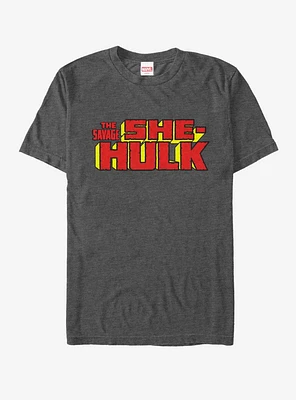 Marvel Hulk She Logo T-Shirt