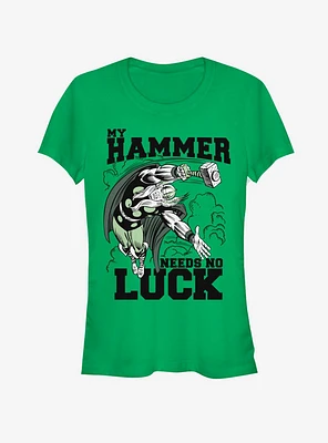Marvel Thor Hammer Luck Girls T-Shirt