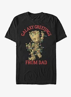 Marvel Guardians Of The Galaxy Xmas Groot Dad T-Shirt