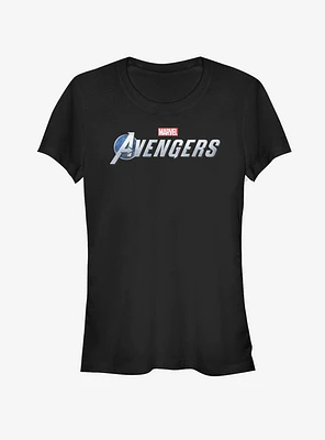 Marvel Avengers Game Brick Logo Girls T-Shirt