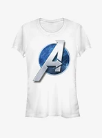 Marvel Avengers Game Circle Logo Girls T-Shirt