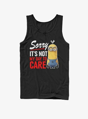 Minion Not My Day Tank Top
