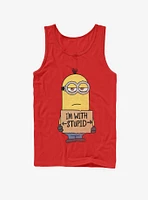 Minion Stupid Tank Top