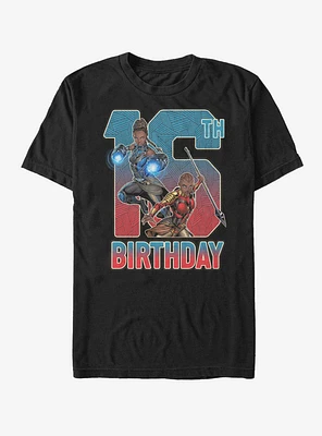 Marvel Black Panther Shuri Okoye 16th Birthday T-Shirt