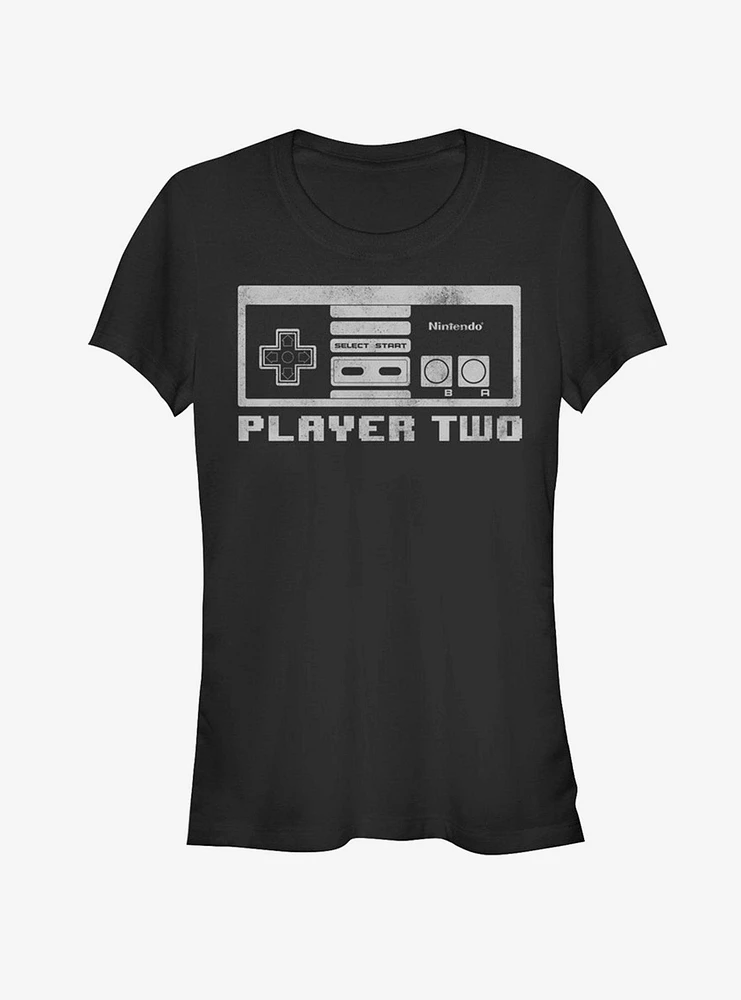 Nintendo Player Two Girls T-Shirt