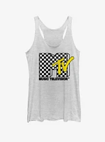 MTV Bright Checkered Logo Girls Tank