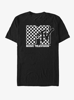 MTV Bright Checkered Logo T-Shirt