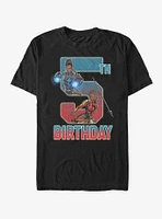 Marvel Black Panther Shuri Okoye 5th Birthday T-Shirt