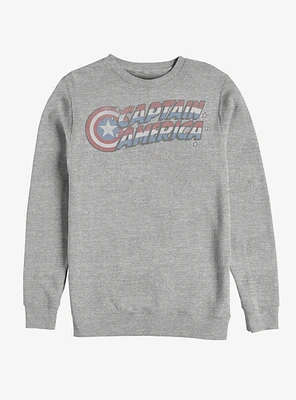 Marvel Captain America Vintage Logo Sweatshirt