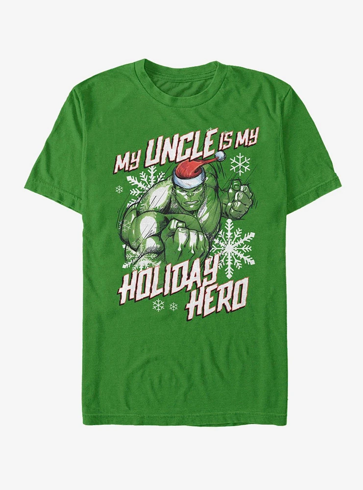 Marvel Hulk Holiday Uncle T-Shirt