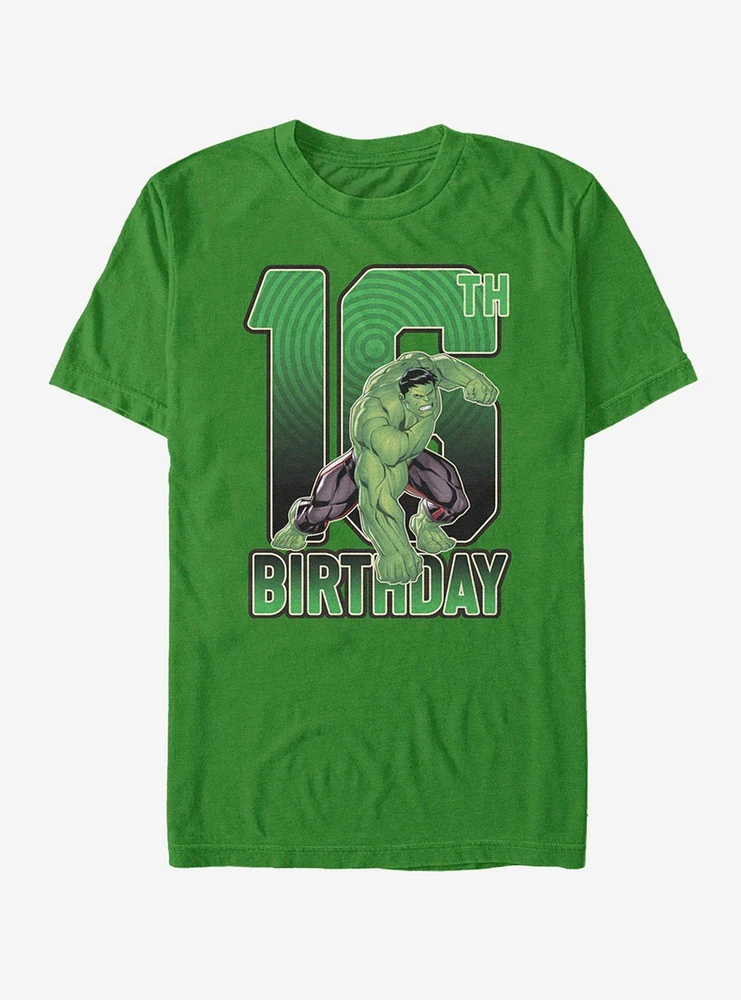 Marvel Hulk 16th Birthday T-Shirt