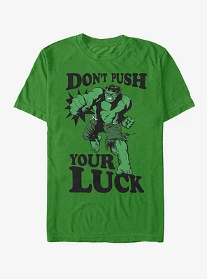 Marvel Hulk Push the Luck T-Shirt