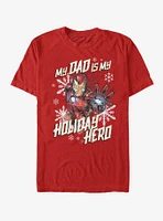 Marvel Iron Man Holiday Dad T-Shirt