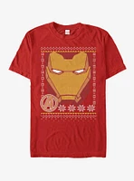 Marvel Iron Man Sweater Face T-Shirt