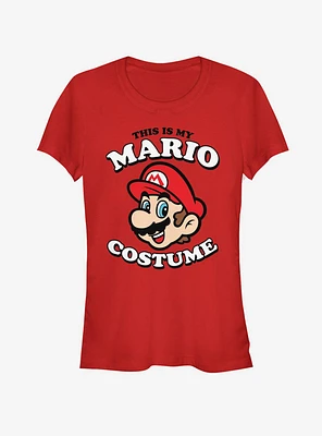 Nintendo Mario Costume Girls T-Shirt