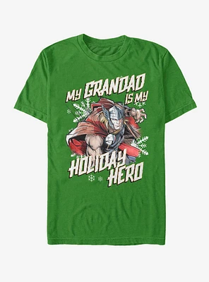 Marvel Thor Holiday Grandad T-Shirt