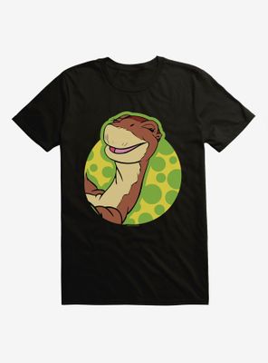 The Land Before Time Littlefoot Green Portrait T-Shirt