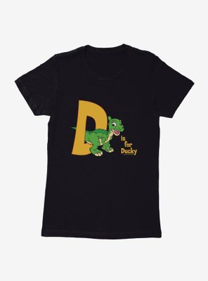 The Land Before Time D Is For Ducky Womens T-Shirt