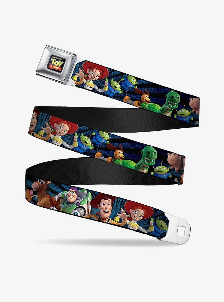 Disney Toy Story Characters Running Seatbelt Belt 