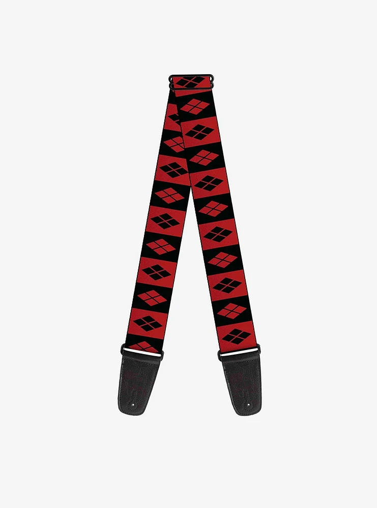 DC Comics Harley Quinn Diamond Guitar Strap