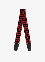 DC Comics Harley Quinn Diamond Guitar Strap