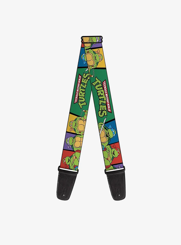 Teenage Mutant Ninja Turtles Group Pose Guitar Strap