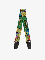 Teenage Mutant Ninja Turtles Group Pose Guitar Strap