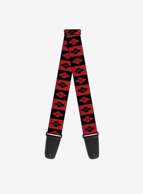 DC Comics Harley Quinn Diamond Guitar Strap