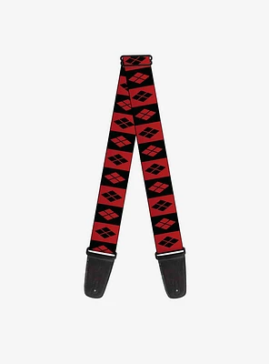 DC Comics Harley Quinn Diamond Guitar Strap