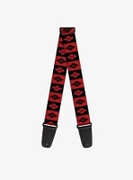 DC Comics Harley Quinn Diamond Guitar Strap