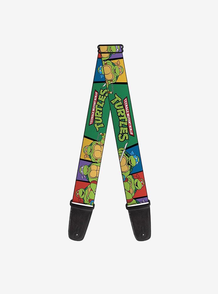 Teenage Mutant Ninja Turtles Group Pose Guitar Strap