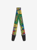 Teenage Mutant Ninja Turtles Group Pose Guitar Strap