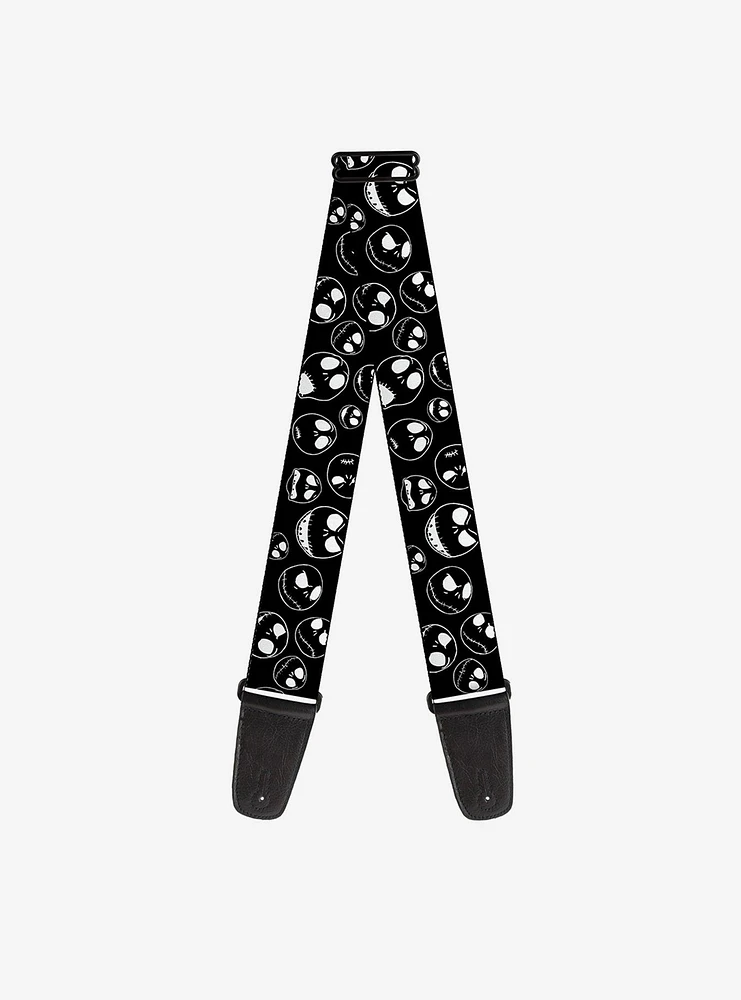 The Nightmare Before Christmas Jack Outline Expressions Guitar Strap