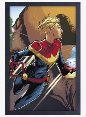 Marvel Captain Marvel Flying Poster