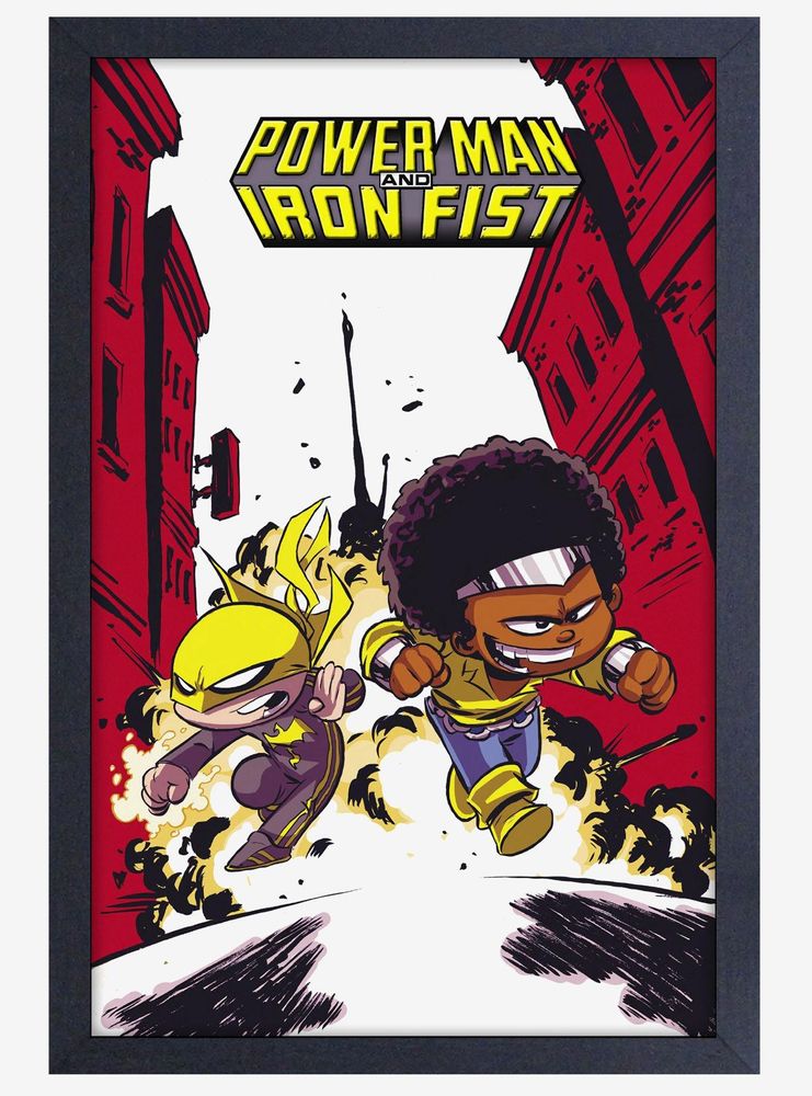 Marvel Power Man And Iron Fist Skottie Young Poster