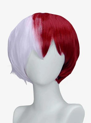 Epic Cosplay Aether Grey and Dark Red Wig