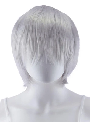 Epic Cosplay Aether Silvery Grey Layered Short Wig