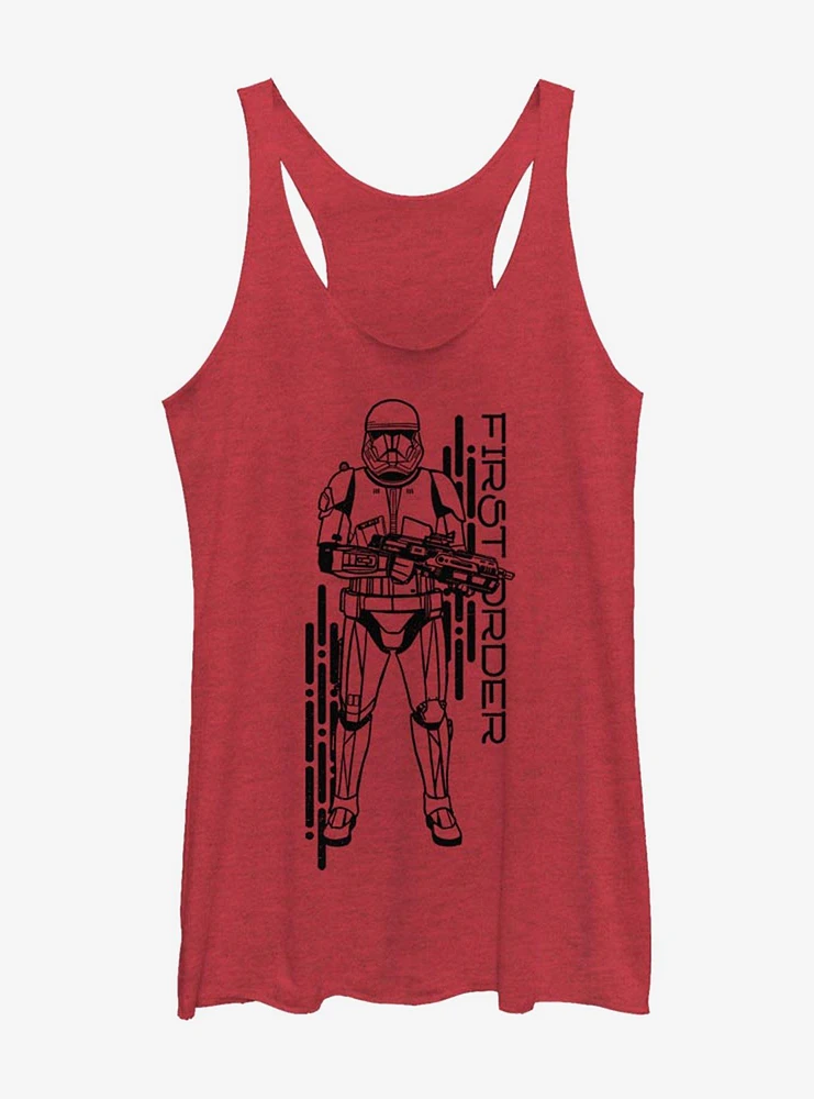 Star Wars Episode IX Rise of Skywalker Red Trooper Project Girls Tank