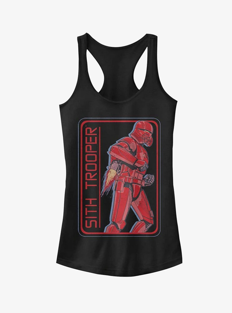 Star Wars Episode IX Rise of Skywalker Red Trooper Retro Sith Girls Tank